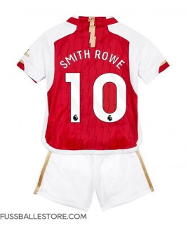 Günstige Arsenal Emile Smith Rowe #10 Heimtrikotsatz Kinder 2023-24 Kurzarm (+ Kurze Hosen)